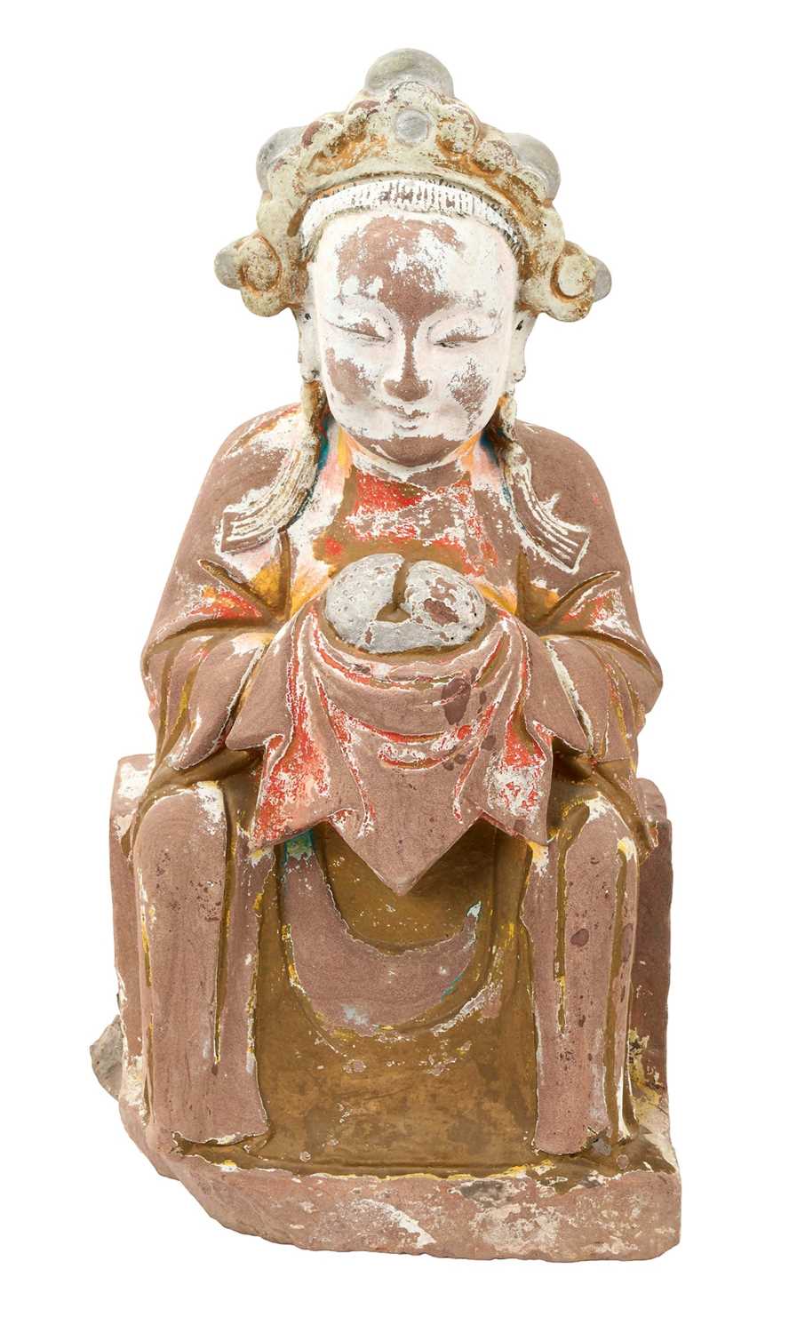 Lot Large Chinese funerary figure