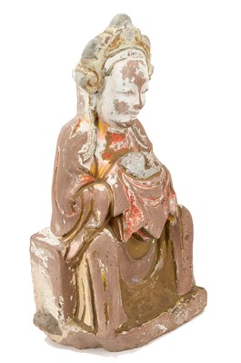 Lot Large Chinese funerary figure