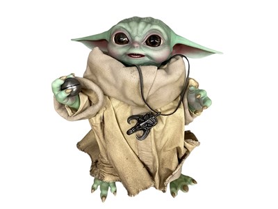 Lot 684 - Star Wars Hot Toys Life Size The Child, with box TMS013 (DISPLAYED models contents may be incomplete) (1)