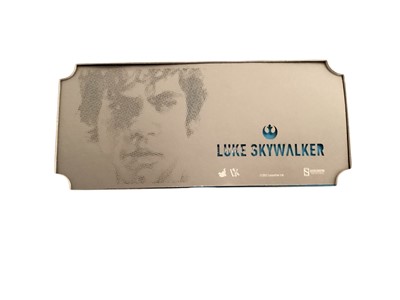 Lot 677 - Star Wars Hot Toys Sideshow 1/6th scale Luke Skywalker Bespin Outfit, with box DX07, Hot Toys Special Edition Luke Skywalker, with box MMS297 and Hot Toys Luke Skywalker Crait MMS507, Anakin Sky...