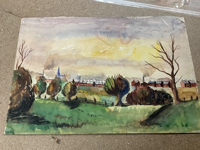 Lot 72 - Colin Moss (1914-2005) collection of five works on paper, various sizes and media