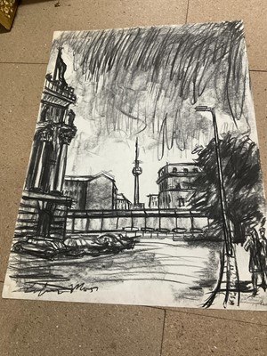 Lot 73 - Colin Moss (1914-2005) collection of six works on paper, various sizes and media