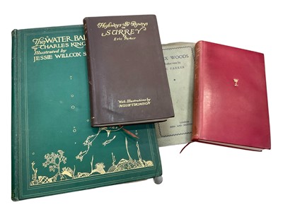 Lot 1661 - Eric Parker three signed books and Water Babies illustrated by Jessie Wilcox Smith