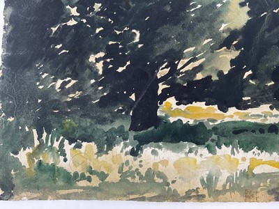 Lot 75 - Paul Earee (1888-1968) watercolour, landscape, 37 x 56cm. provenance: Estate of Colin Moss