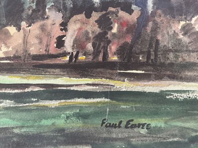 Lot 75 - Paul Earee (1888-1968) watercolour, landscape, 37 x 56cm. provenance: Estate of Colin Moss