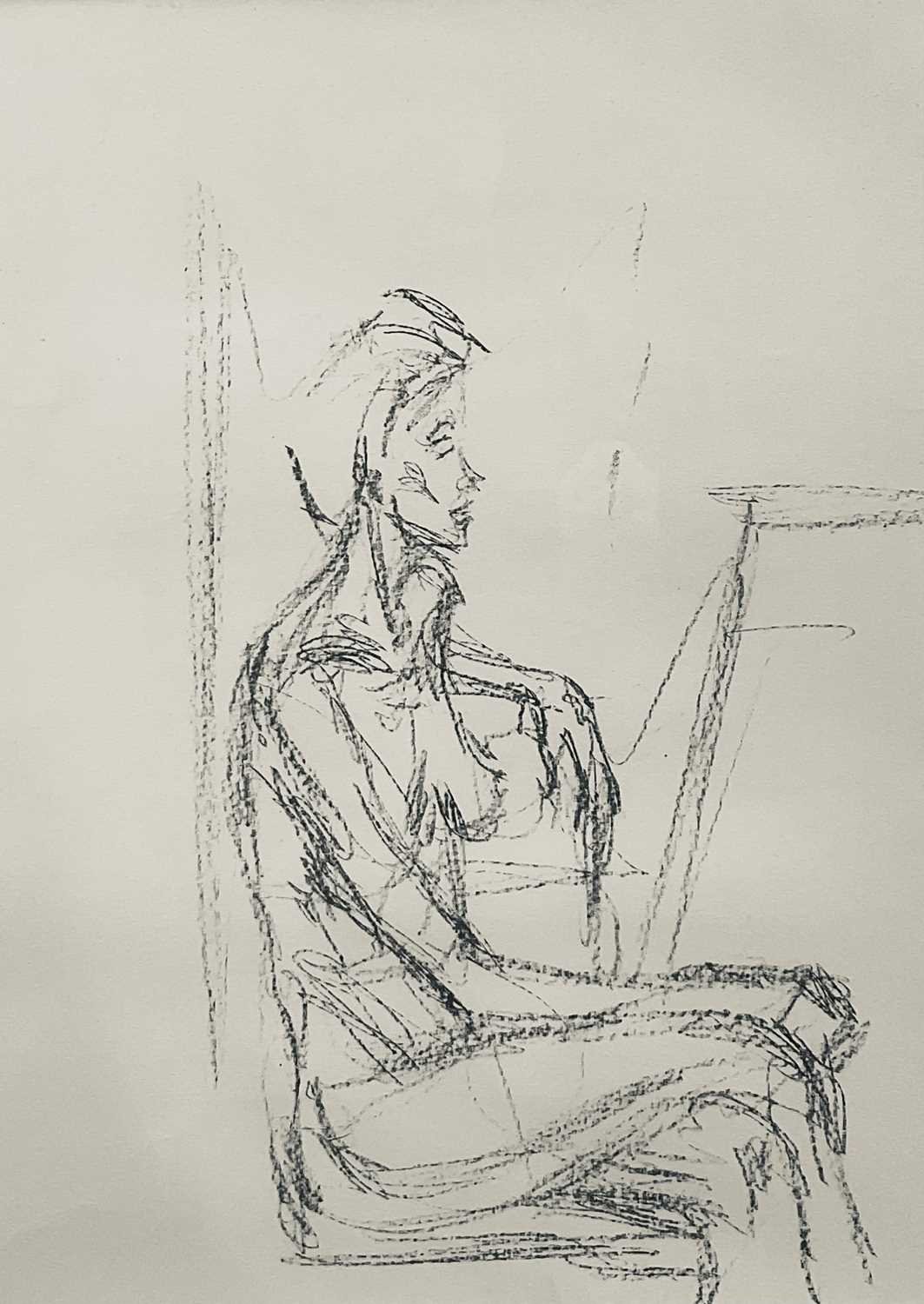 Lot 40 - Alberto Giacometti (1901-1966) lithograph 1961, published Derrière Le Miroir, No 27, text verso