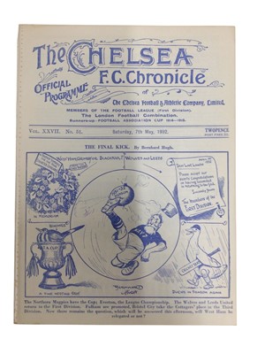 Lot 276 - Chelsea v West Ham 7th May 1932 - Ex binder