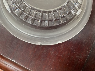 Lot 14 - Collection of fifteen 19th century etched glass dishes, with armorial crests