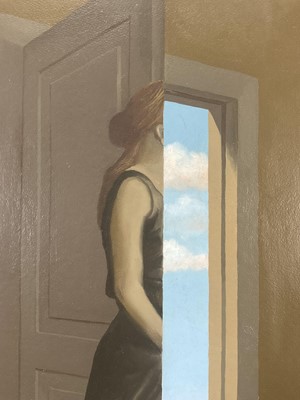 Lot 42 - Willi Rondas (1907-1975) oil on board - Perspectives, signed, titled and dated 15th December 1974 verso, 70cm x 50cm, framed