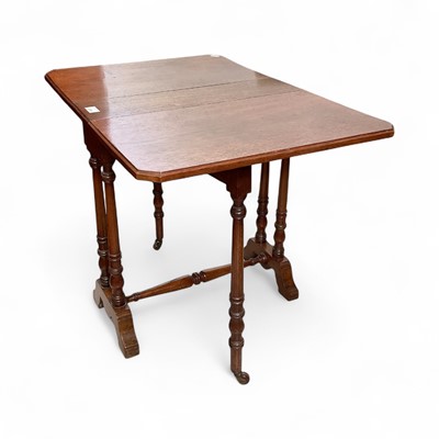 Lot 5297 - Edwardian mahogany Sutherland table