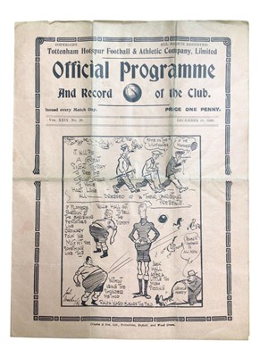Lot 312 - Tottenham Hotspur v West Ham December 26th 1936