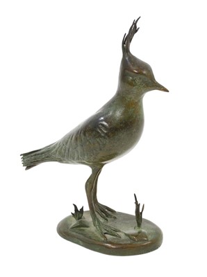 Lot 770 - Patricia Northcroft limited edition bronze of a Lapwing