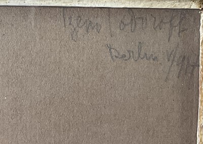 Lot 86 - Early 20th-century German/Berlin School. Two Portraits in pastel and pencil. Indistinctly signed (possib...