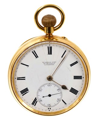Lot 543 - Edwardian gentlemen's 18ct gold pocket watch