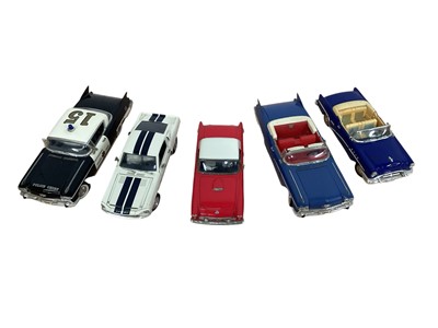 Lot 697 - Selection of 1:18 scale diecast vehicles & Dinky models (2 boxes)