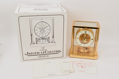 Lot 598 - Jaeger LeCoultre Atmos clock in original box and packaging