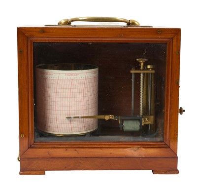 Lot 647 - Unusual early 20th century barograph, possibly for a hot air balloon, Richard Frères, London