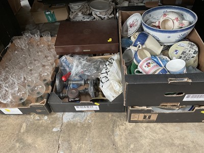 Lot 159 - China glass and sundries