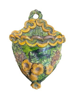 Lot 148 - Castle Hedingham pottery wall pocket