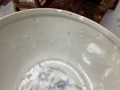 Lot 44 - Group of Chinese blue and white cargo porcelain, including a Vung Tau tea bowl, saucer and larger bowl with certificates, a Nanking tea bowl and saucer and larger bowl (6)