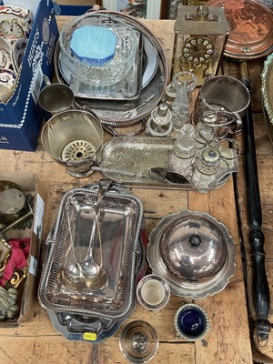 Lot 29 - Group of silver plate etc