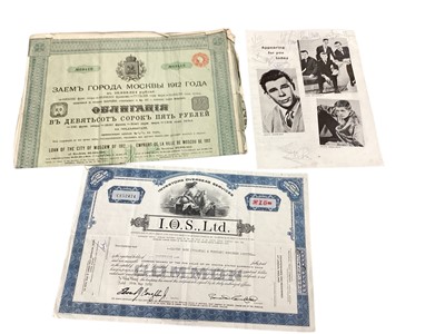 Lot 76 - Good group of early 20th century ephemera including menus, oriental hand done Christmas cards, Rackham illustrated books and other items