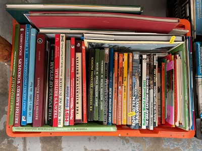 Lot 53 - Two boxes of railway related books
