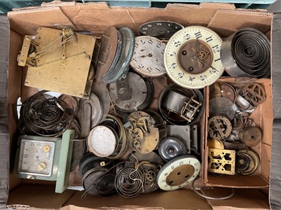 Lot 51 - Large quantity of clock and watch parts