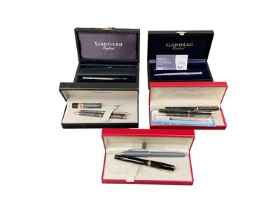 Lot 2412 - Group of pens and pencils