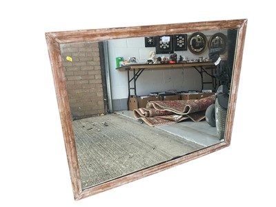 Lot 5308 - Rectangular pine mirror, 81 x 106cm
