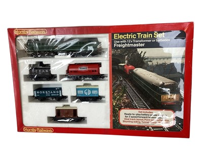 Lot 1954 - Hornby OO Gauge Freightmaster electric train set, boxed R169 & Tri-ang Goods Train, boxed R3 (2)