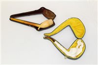 Lot 4154 - Large mid-19th century Carsved meerschaum pipe...