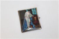 Lot 4161 - Fine early 20th century Continental enamelled...