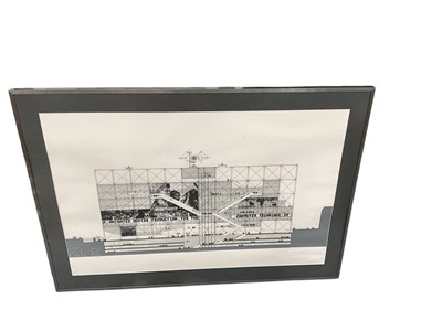 Lot 845 - Richard Rogers - design for the Pompidou Centre, signed by the architect Richard Roger's
