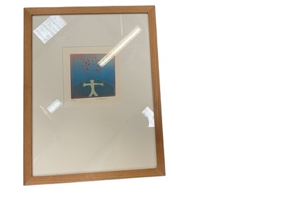Lot 847 - Dale Devereux Barker (b. 1962) etching - untitled, with receipt for £425.00, dated January 2000.