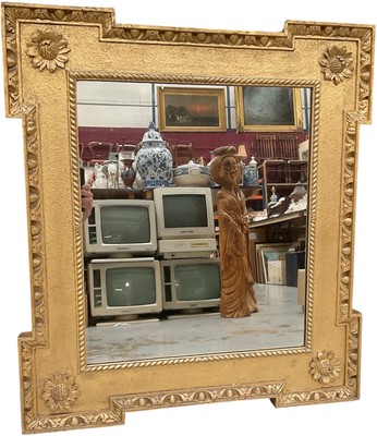 Lot 1452 - Antique gilt framed mirror