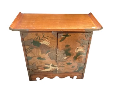 Lot 1215 - Chinese two door cabinet