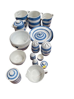 Lot 465 - Group of various T. Green ceramics including milk jugs, sugar caster and other items.
