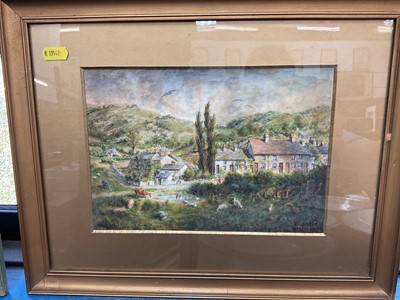 Lot 916 - John Keeley (1849-1930) watercolour of a cottage in woodland, signed and dated 1920, label verso inscribed 'Miss Byrnes' Cottage - "Woodland" Rhuyddyfwell [Rhyd-E-Foel] Nr Llandudno June 1920 N....