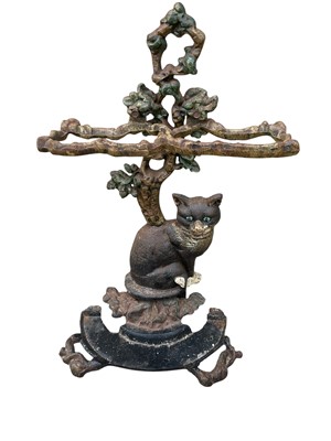 Lot 1284 - Cast iron stick stand
