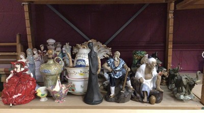 Lot 701 - Group of ceramics to include Lladro, Coalport and others