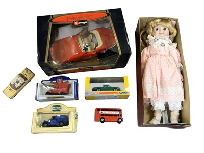 Lot 703 - Quantity of toys to include Corgi, Vanguards, Delprado and others (4 boxes)