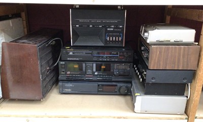 Lot 705 - Group of different stereo systems to include Panasonic, Akai, Robert, Sony and others