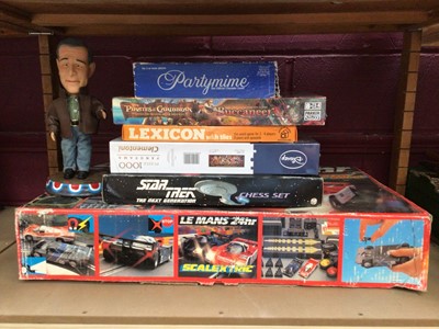 Lot 707 - Collection of toys and puzzles to include Scalextrc, Star Trek and others