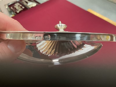 Lot 152 - A fine pair of George III Neo-Classical silver sauce tureens by John Schofield, London 1788.