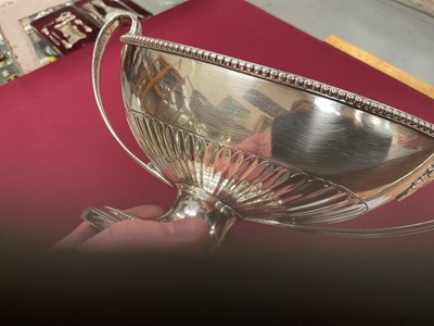 Lot 152 - A fine pair of George III Neo-Classical silver sauce tureens by John Schofield, London 1788.