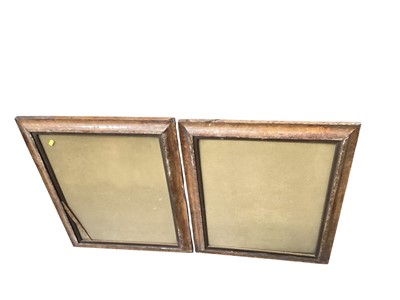 Lot 906 - Two veneer picture frames and two others with applied corners (4)
