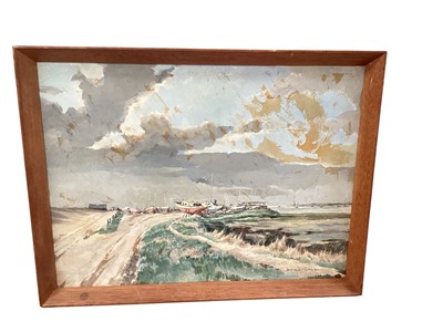 Lot 903 - G.W Miller oil on board - View of Aldeburgh