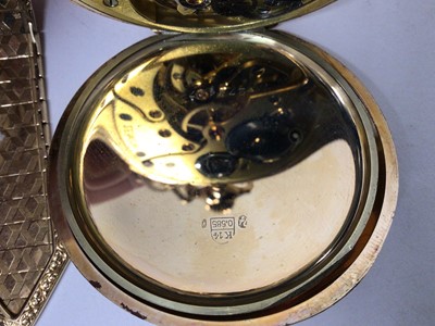 Lot 541 - 14ct Zenith pocket watch