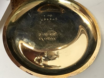 Lot 541 - 14ct Zenith pocket watch
